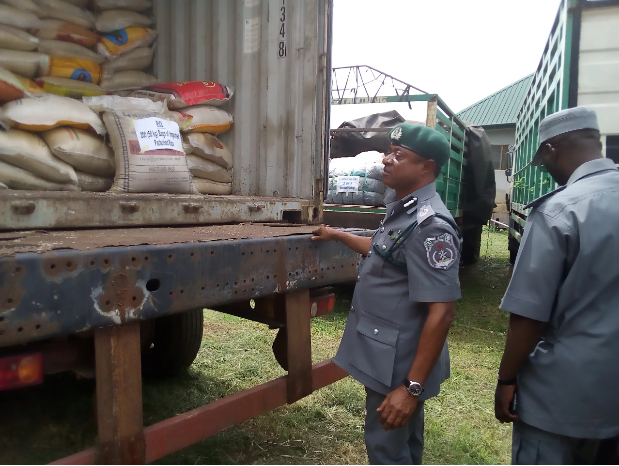 4TH-Customs Strike Force intercepts another truck load of rice in Oyo