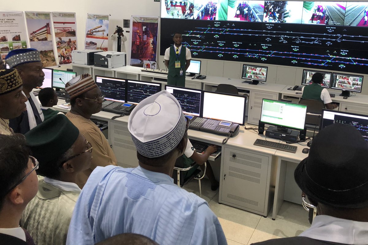 PHOTOS: Buhari commissions Abuja Metro Rail Service