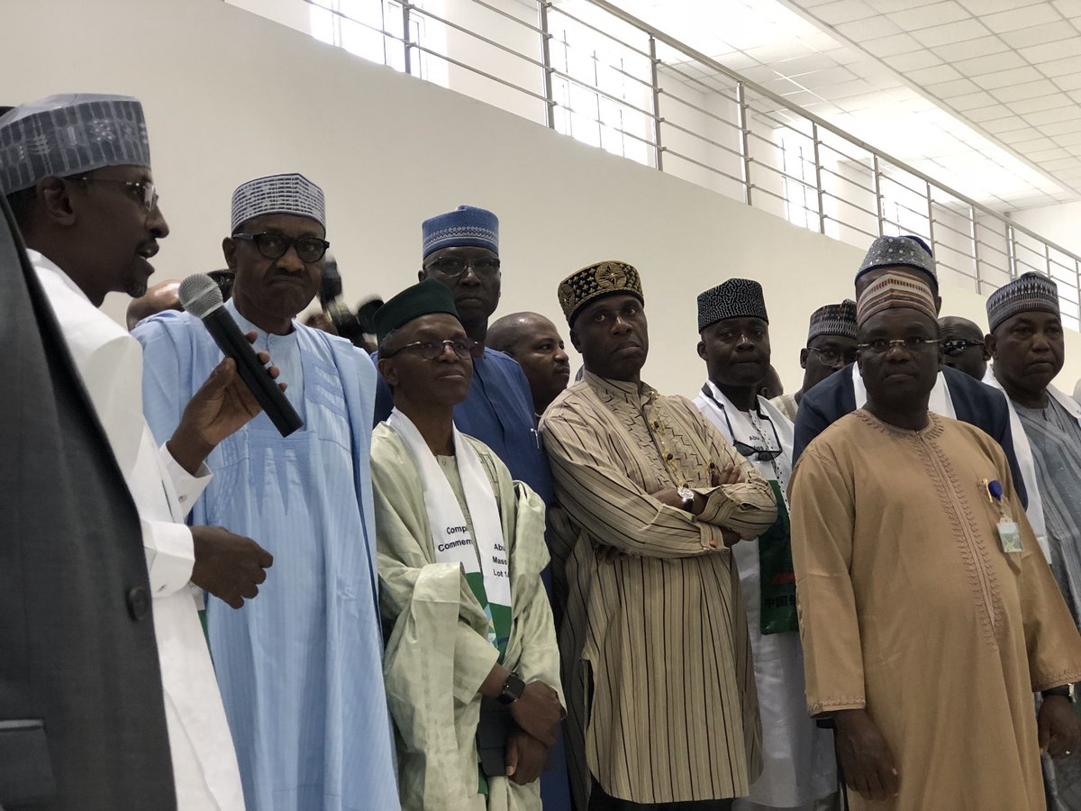 PHOTOS: Buhari commissions Abuja Metro Rail Service