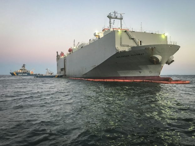 Car carrier grounded off Sweden suffers extensive damage