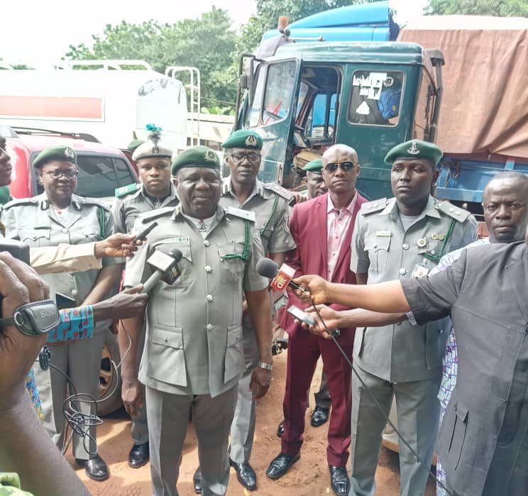 Ogun Customs command impounds smuggled rice