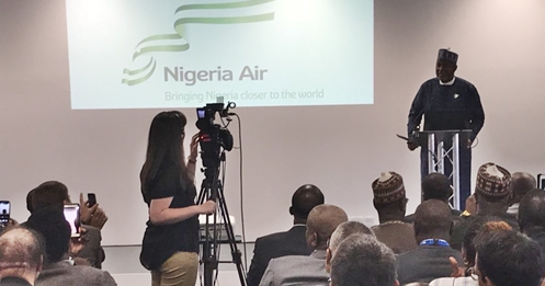 FG unveils new national carrier, Nigeria Air in London 