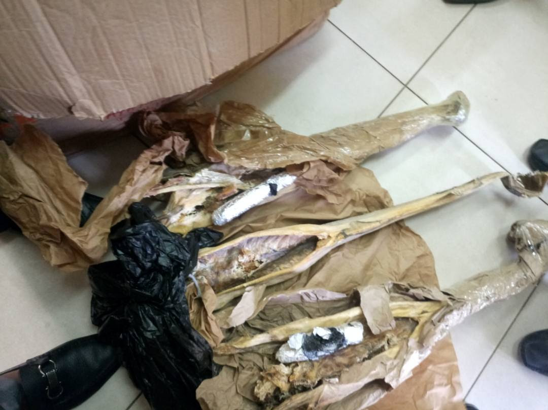Ghana arrests two Nigerians with drugs hidden in stockfish_1