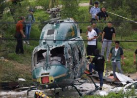 Helicopter pilot steers aircraft away from crowds before crash