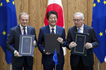 Japan, EU sign free trade agreement