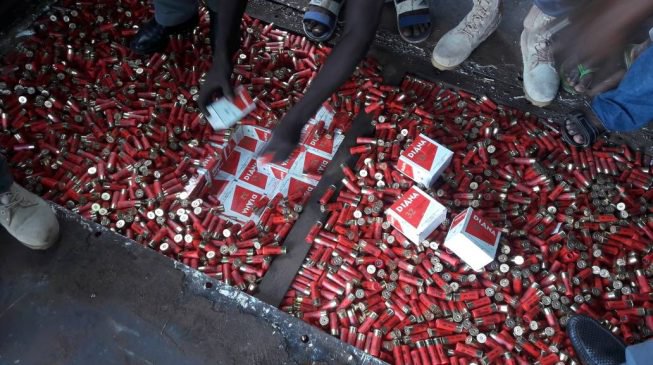 Customs intercepts live ammunition at Tin Can port