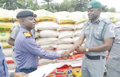NNS Victory impounds N247.9m smuggled rice
