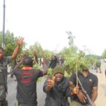 Nigerian policemen protest non-payment of allowances 