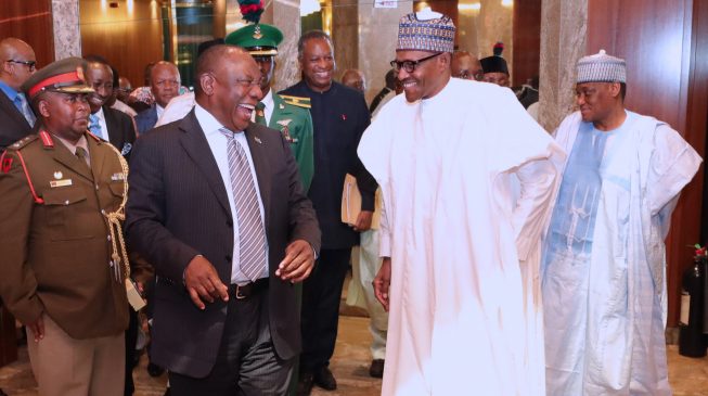 PRESIDENT-BUHARI-RECEIVES-SA-PRESIDENT-RAMAPHOSA-6-653x365