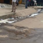 PHOTOS: Tanker spills fuel on Lagos road