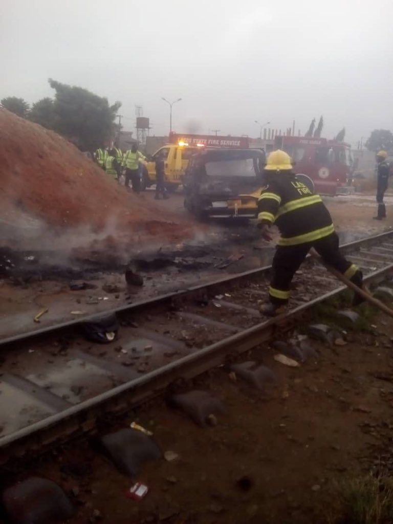 Lagos: One die, two injured in near train collision
