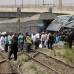 Train derails in Egypt, injures 55