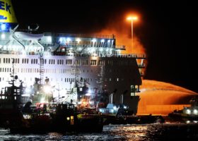 1,016 escape death as ferry catches fire in Greece