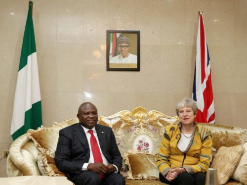 Ambode and Theresa May