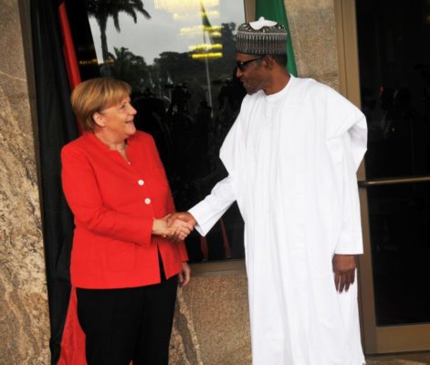 Buhari, Angela Merkel meet in Aso Rock2