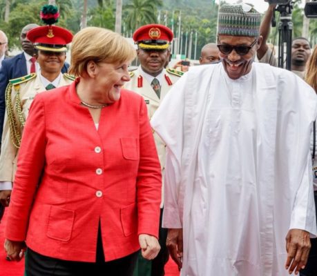 Buhari, Angela Merkel meet in Aso Rock_