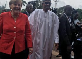 Buhari meets German Chancellor at Aso Rock