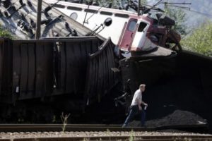 Freight train collision kills 2, injures one