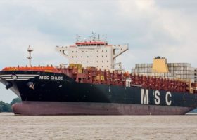 MSC ship loses 13 containers overboard