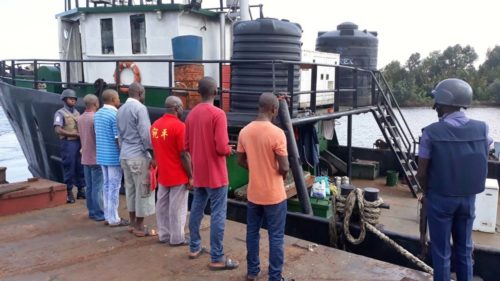 Navy impounds 1.2m litres smuggled diesel, vessel