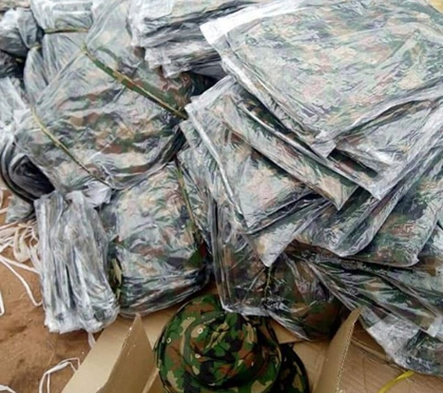 Police impound imported military uniforms in Aba