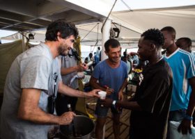 Rescue boat docks in Spanish port with 87 migrants