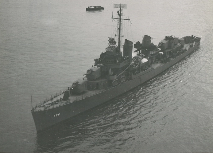 Scientists discover stern of WWII U.S. destroyer 