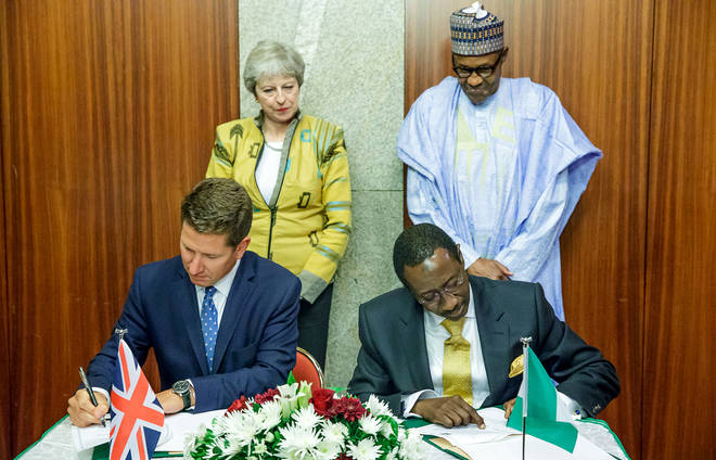 Buhari, British Prime Minister meet in Aso Rock
