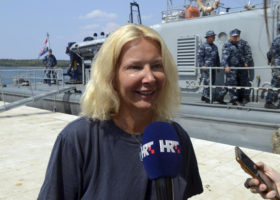 British tourist survives 10 hours stranded at sea