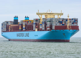 Maersk shares rise despite profit warning