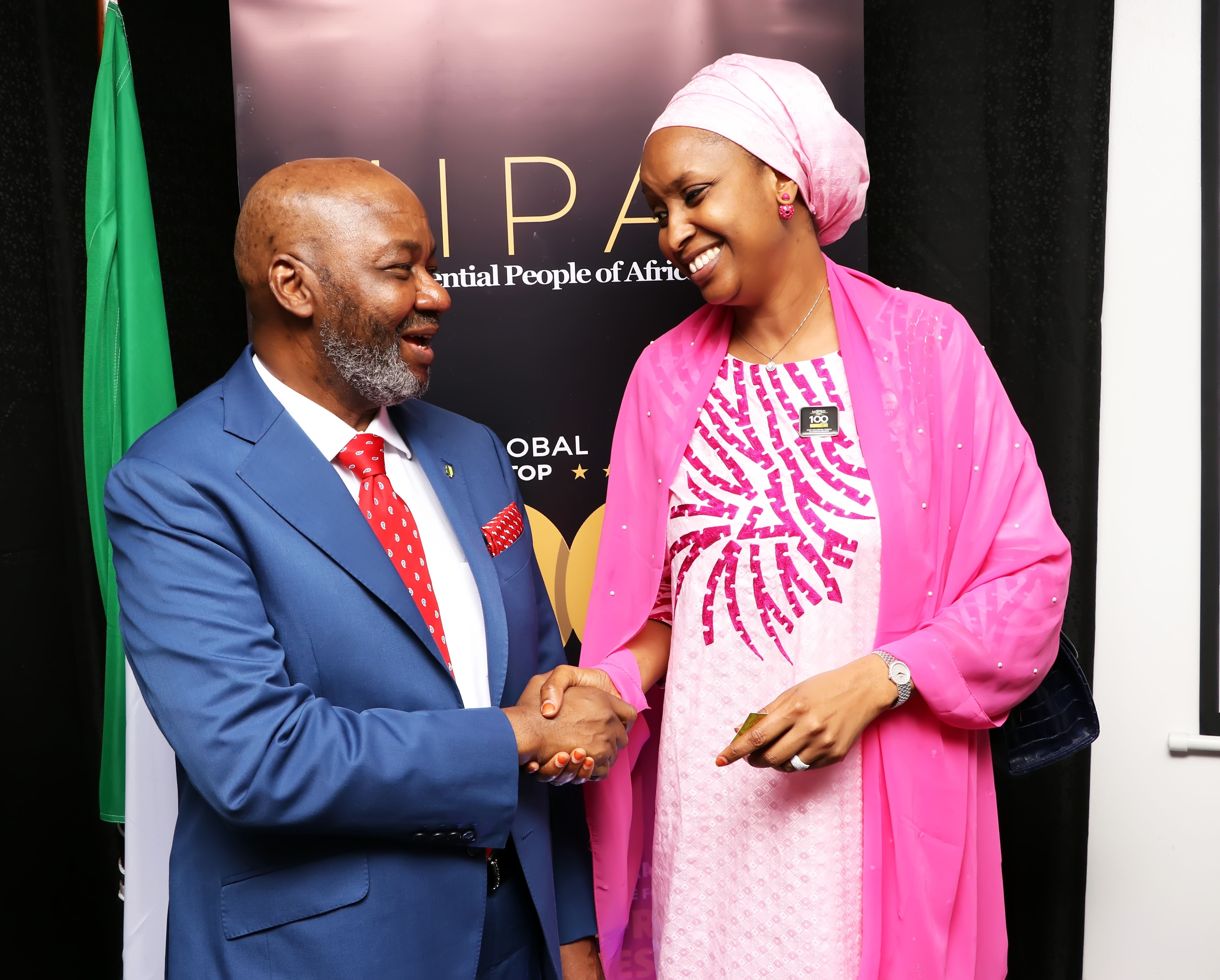 PHOTOS: Ex-VP Namadi Sambo, Hadiza Usman meet at NSE  