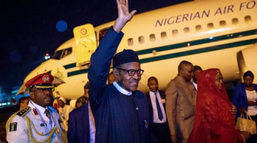 Buhari back to Abuja after China-Africa summit