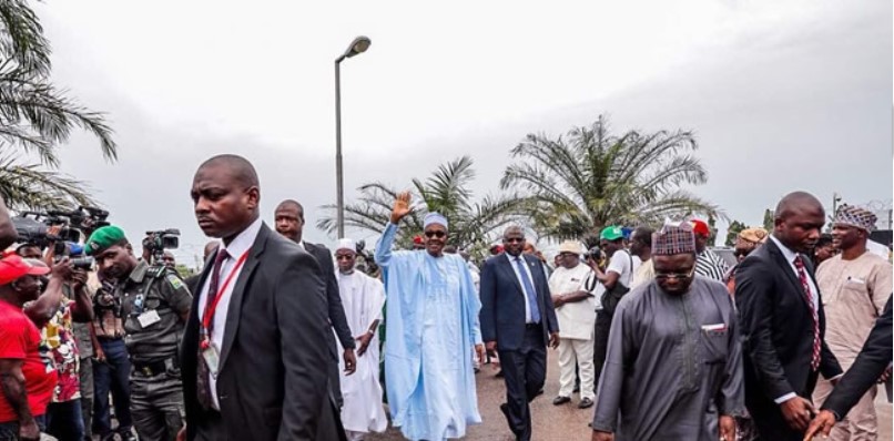 Osun 2018: Buhari arrives Osogbo