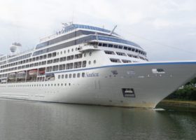 Cruise ship breaks moorings, drifts from dock in Scotland