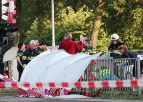 Dutch train kills four children