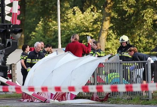 Dutch train kills four children