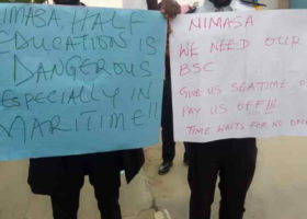 NIMASA NSDP cadets protest delay in sea time training