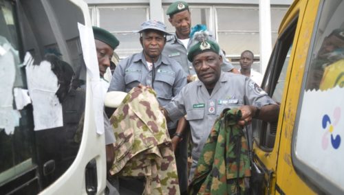 Customs impounds bus with military hardware