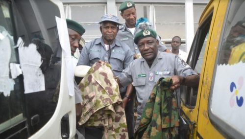 Customs seize N2.2bn military wares, bulletproof cars