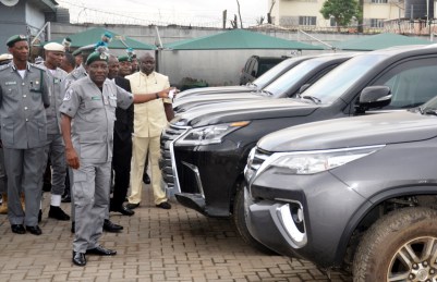 Customs seize N2.2bn military wares, bulletproof cars1