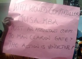 Clearing agents protest Customs extortion in Lagos