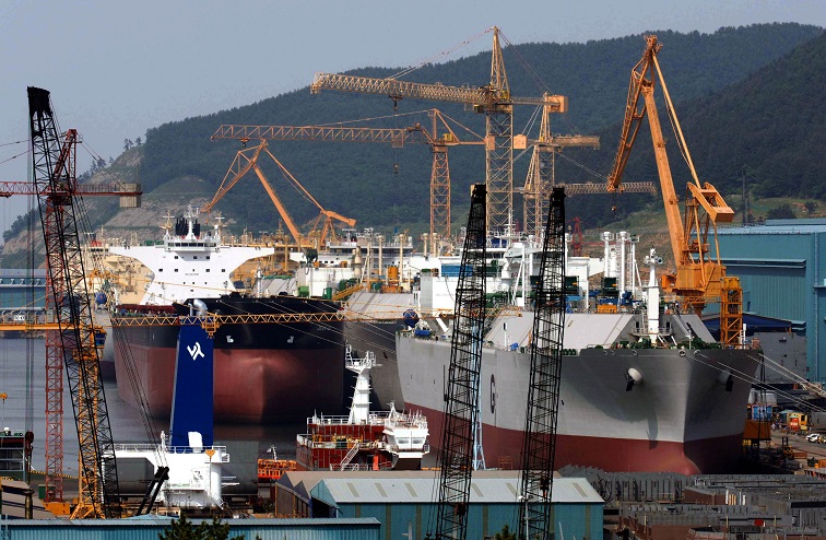 Korean shipyards maintain top position in global shipbuilding orders