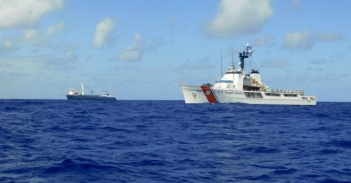 U.S. Coast Guard rescues 10 from disabled cargo ship in Atlantic Ocean