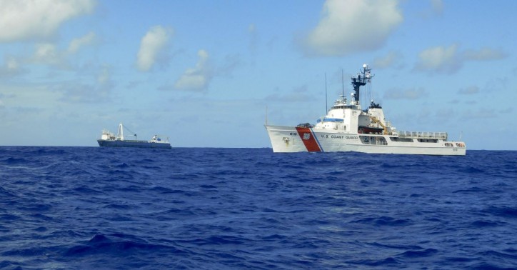 U.S. Coast Guard rescues 10 from disabled cargo ship in Atlantic Ocean