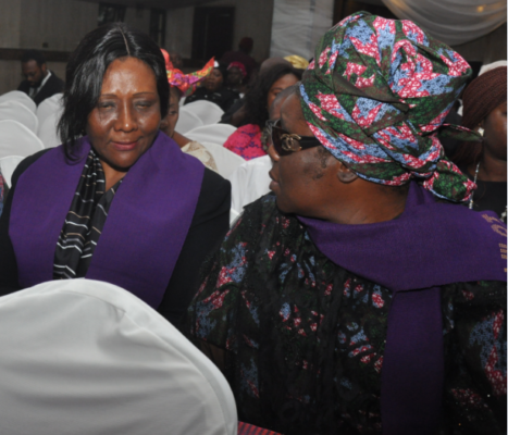 Mrs Margaret Onyema-Orakwusi and WILAT President, Hajia Aisha Ali-Ibrahim.