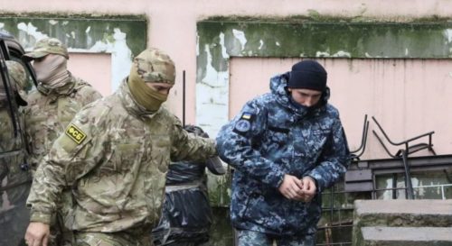 Captured Ukrainian sailors moved to Moscow prisons