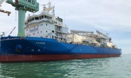 Petronas delivers first LNG cargo to marine-fuel supply vessel