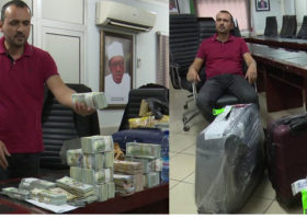 PHOTOS: EFCC arrests Lebanese at Abuja Airport with N940m