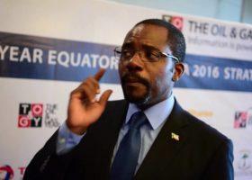 Minister of Hydrocarbons and Mines, Gabriel Obiang Lima