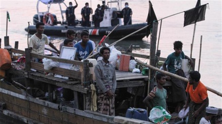 Myanmar navy intercepts boat carrying 93 migrants